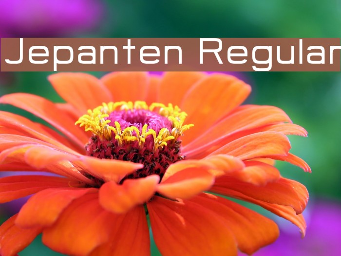 Jepanten Regular Font examples
