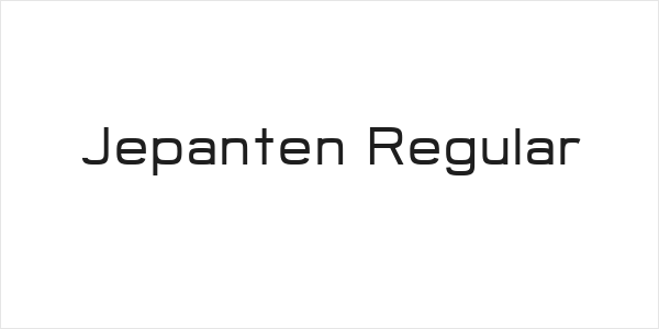 Jepanten Regular Logo