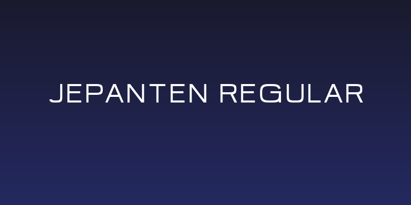 Jepanten Regular Social Header