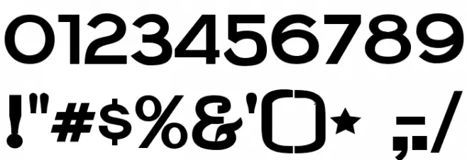 Jera Sans JL Font Alte caractere