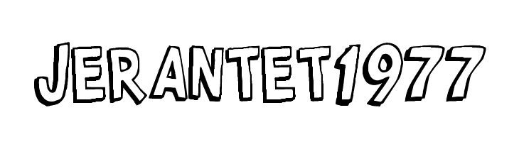 Jerantet1977  Free Fonts Download
