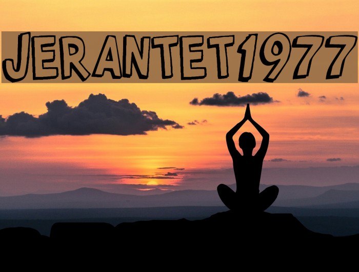 Jerantet1977 Font examples