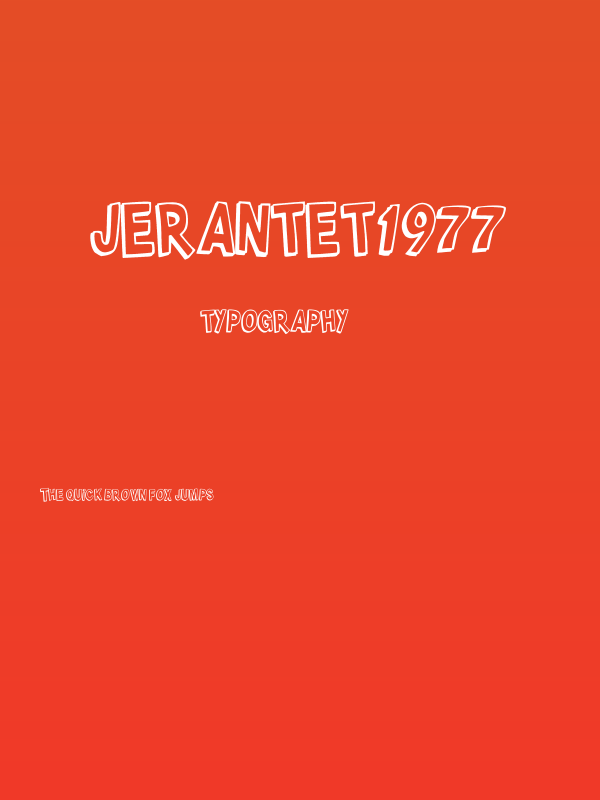 Jerantet1977 Poster