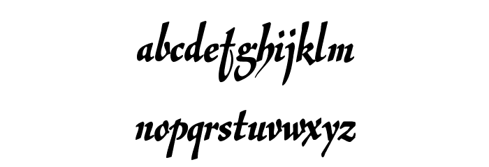 Jerash Demo Font LOWERCASE