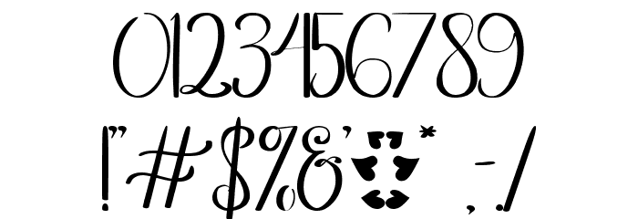 Jerhiyof Font OTHER CHARS