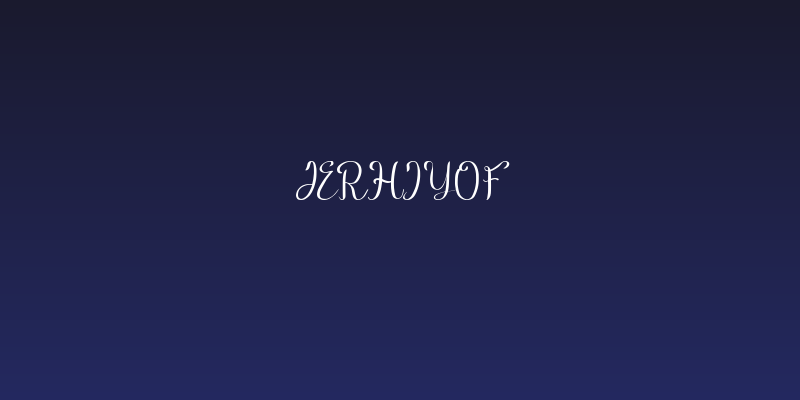 Jerhiyof Social Header