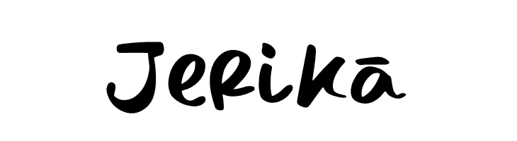 Jerika  font caratteri gratis