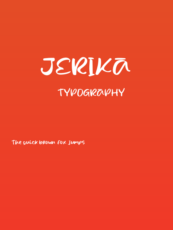 Jerika Poster