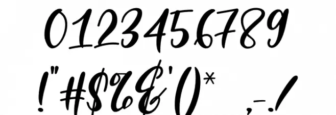 Jerlista Siny Font OTHER CHARS