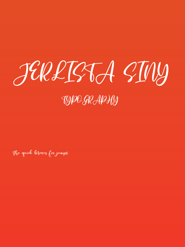 Jerlista Siny Poster