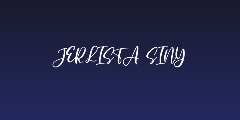 Jerlista Siny Social Header