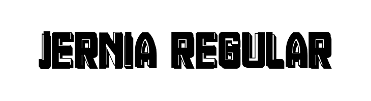 Jernia Regular  Descarca Fonturi Gratis