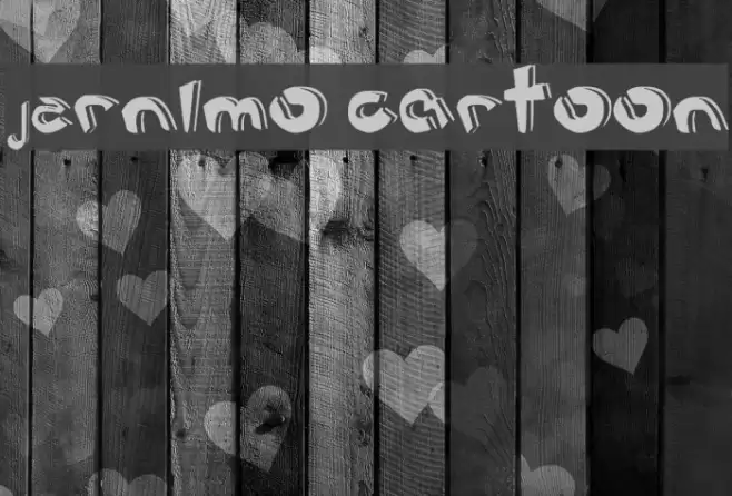 Jerónimo cartoon フォント examples