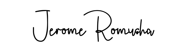Jerome Romusha  नि: शुल्क फ़ॉन्ट्स डाउनलोड