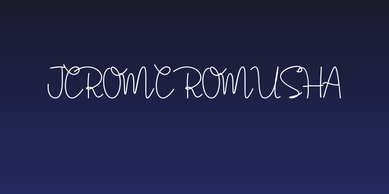 Jerome Romusha Social Header