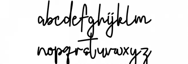 Jerome Romusha Schriftart Kleinbuchstaben