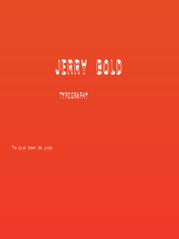 Jerry Bold Poster