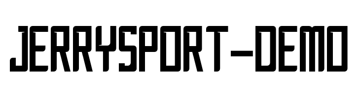 JerrySport-Demo  नि: शुल्क फ़ॉन्ट्स डाउनलोड