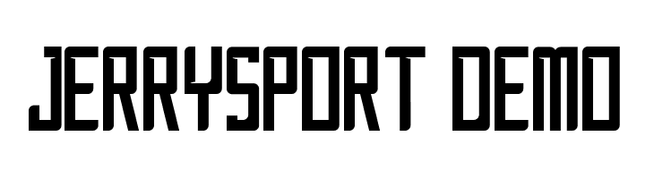 JerrySport Demo  免费字体下载