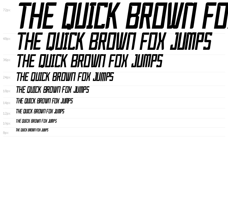 JerrySport Italic Demo Waterfall