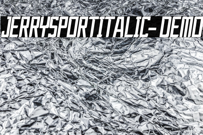 JerrySportItalic-Demo Example 2