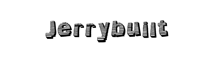 Jerrybuilt  नि: शुल्क फ़ॉन्ट्स डाउनलोड