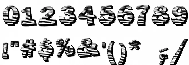 Jerrybuilt Шрифта ДРУГИЕ символов