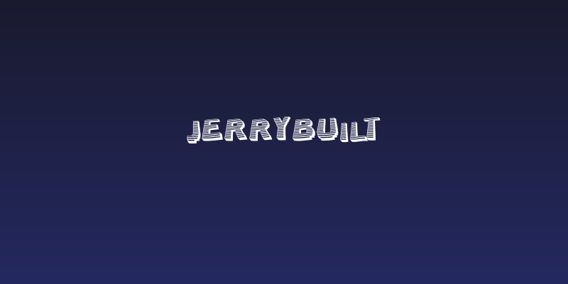 Jerrybuilt Social Header