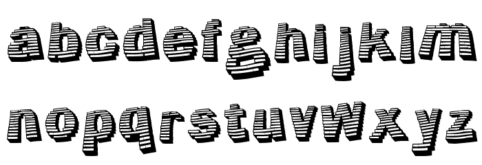 Jerrybuilt Font LOWERCASE