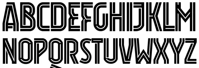 Jersey Font Personal Use Polices MAJUSCULES