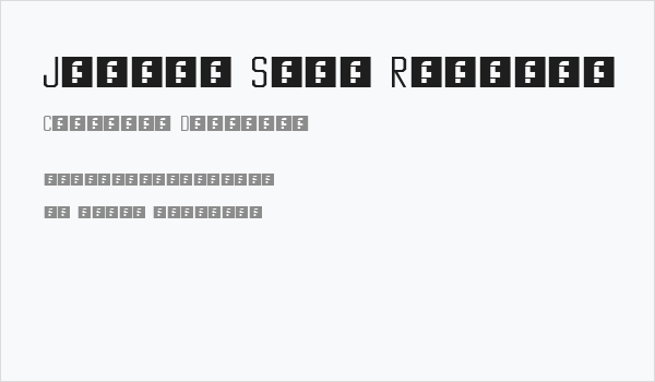 Jersey Slim Regular Business Card