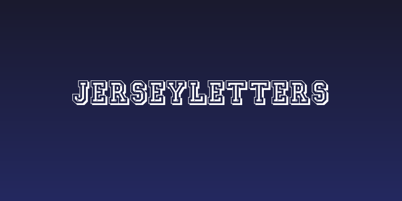 JerseyLetters Social Header