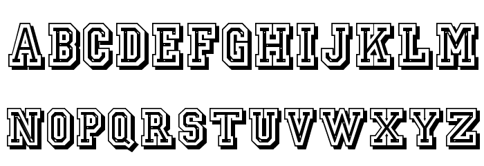 JerseyLetters Font LOWERCASE