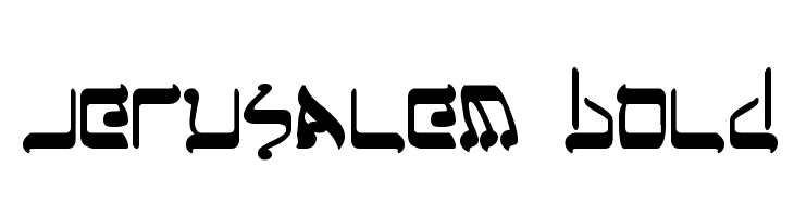 Jerusalem Bold  Frei Schriftart Herunterladen