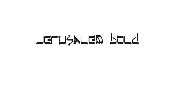Jerusalem Bold Logo