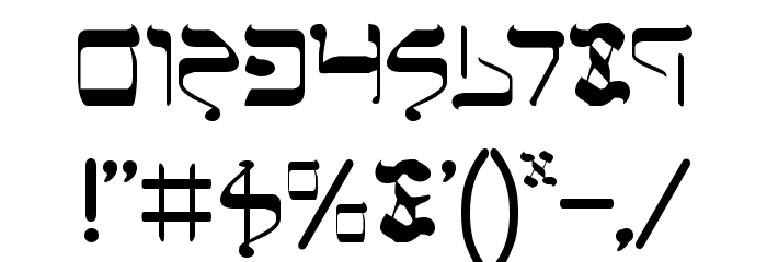 Jerusalem Font OTHER CHARS