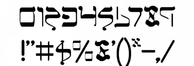 Jerusalem Font OTHER CHARS