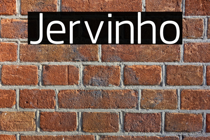 Jervinho Font examples
