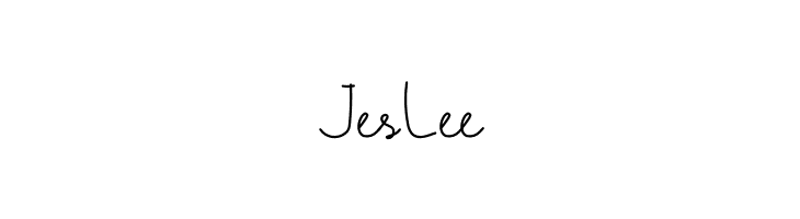Jes Lee  免费字体下载