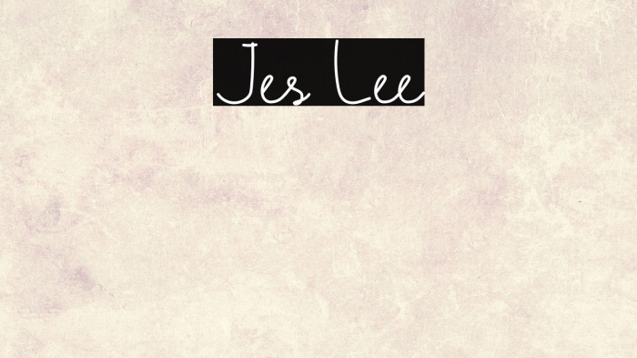 Jes Lee Example 1