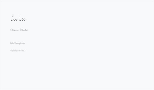 Jes Lee Business Card