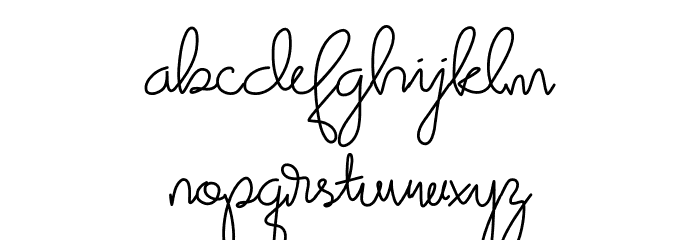 Jes Lee Font LOWERCASE