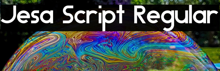 Jesa Script Regular Example 1