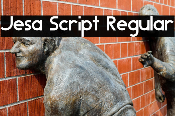 Jesa Script Regular Example 2