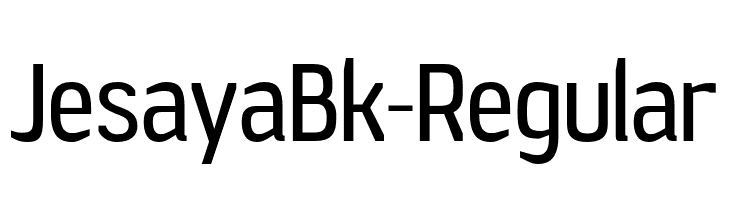 JesayaBk-Regular  لخطوط تنزيل