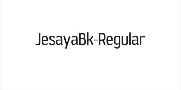 JesayaBk-Regular Logo