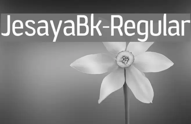 JesayaBk-Regular Font examples