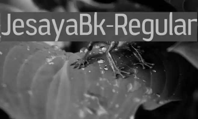 JesayaBk-Regular Font examples