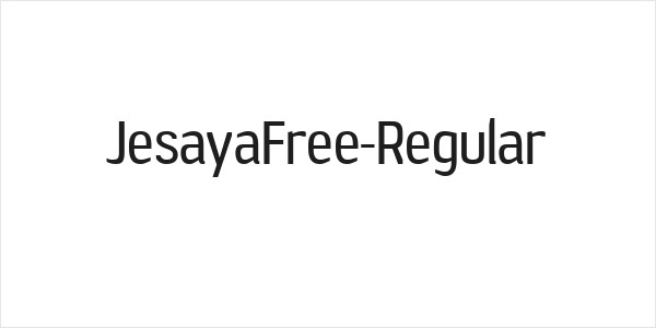 JesayaFree-Regular Logo