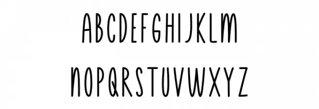 Jesica Display Font UPPERCASE